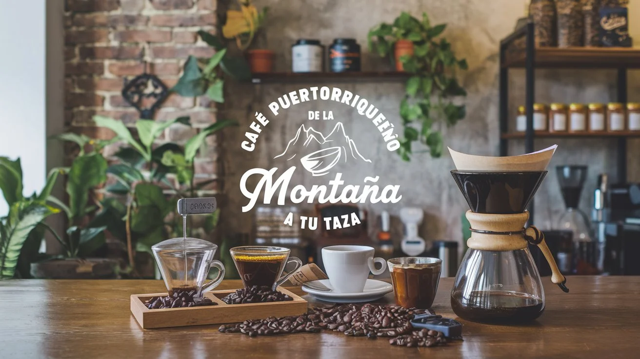 Café Puertorriqueño de la montaña a tu taza