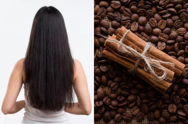 Café y canela para el cabello