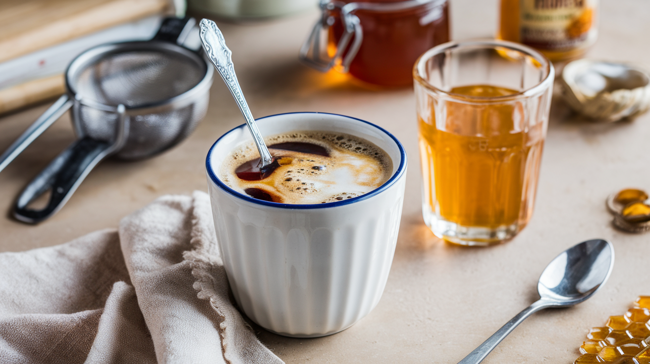 Café con leche fría y miel: una combinación irresistible para disfrutar en cualquier momento del día